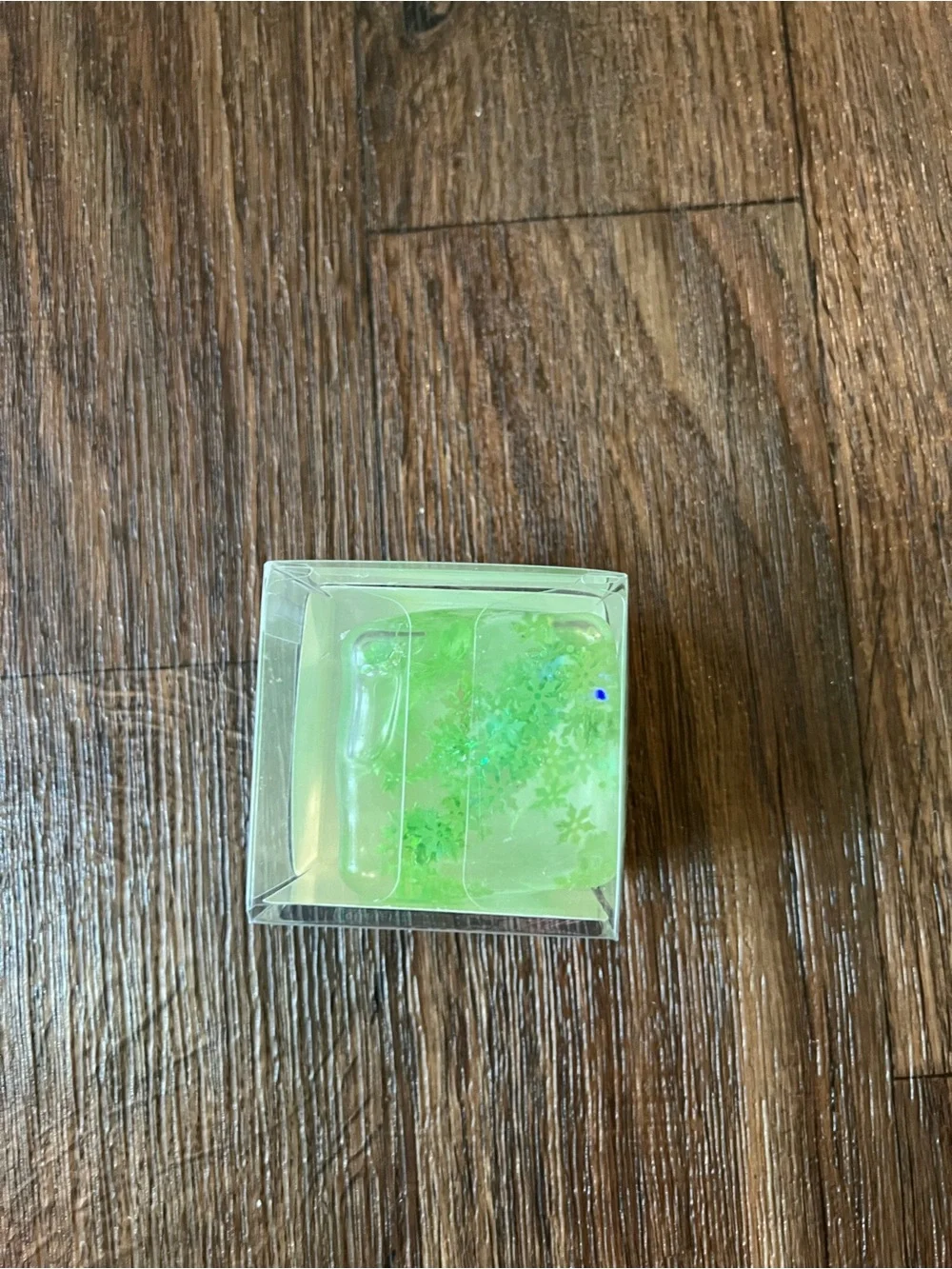 💚Green Snowflake Glitter Squeeze Ball Fidget Toy 💚